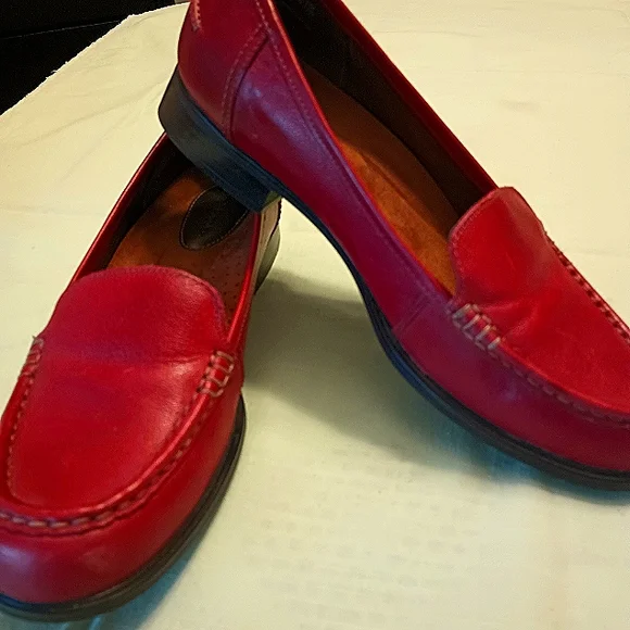 knee length dresses for ladies Hush Puppies Splendour HW06423-210 Womens Brown Leather Pumps Heels Sh
